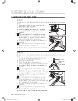 Предварительный просмотр 16 страницы Samsung DV410AE series User Manual