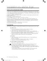 Предварительный просмотр 50 страницы Samsung DV410AE series User Manual