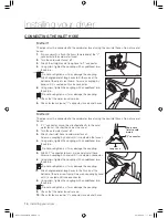 Предварительный просмотр 16 страницы Samsung DV419AE series User Manual