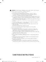 Предварительный просмотр 5 страницы Samsung DV422 Series User Manual