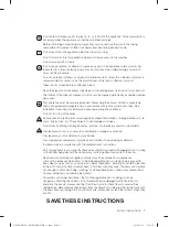 Предварительный просмотр 7 страницы Samsung DV422 Series User Manual