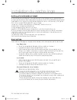 Предварительный просмотр 46 страницы Samsung DV428AEL User Manual