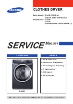 Samsung DV42H Series Service Manual preview
