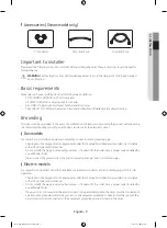 Предварительный просмотр 9 страницы Samsung DV42H5000 User Manual
