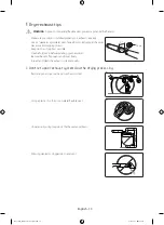 Предварительный просмотр 14 страницы Samsung DV42H5000 User Manual