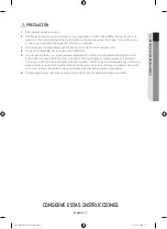 Preview for 99 page of Samsung DV42H5000GW User Manual