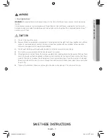 Предварительный просмотр 7 страницы Samsung DV42H5400 User Manual