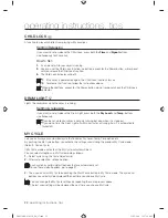 Preview for 22 page of Samsung DV431AEP User Manual