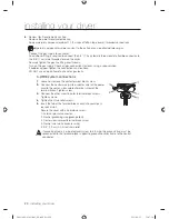 Предварительный просмотр 20 страницы Samsung DV431AEPXAC User Manual