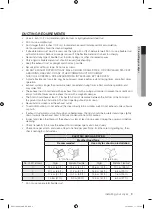 Предварительный просмотр 9 страницы Samsung DV431AG series User Manual