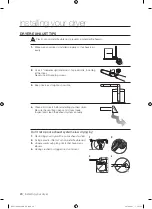 Предварительный просмотр 20 страницы Samsung DV431AG series User Manual