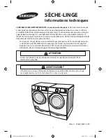 Предварительный просмотр 13 страницы Samsung DV433ETGJWR/A1 Datasheet