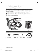 Предварительный просмотр 10 страницы Samsung DV435 SERIES User Manual