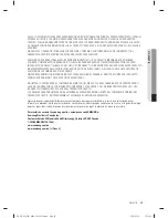 Предварительный просмотр 141 страницы Samsung DV435 SERIES User Manual