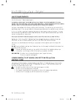 Preview for 16 page of Samsung DV435ETGJWR/A1 User Manual