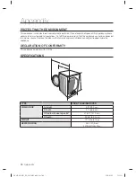 Preview for 40 page of Samsung DV435ETGJWR/A1 User Manual