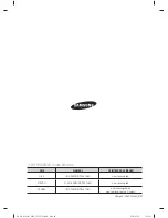 Preview for 144 page of Samsung DV435ETGJWR/A1 User Manual