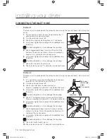 Preview for 14 page of Samsung DV448AE series User Manual