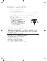 Предварительный просмотр 18 страницы Samsung DV448AEW-02555B-05 User Manual