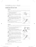 Предварительный просмотр 14 страницы Samsung DV448AG series User Manual