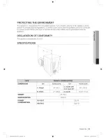 Предварительный просмотр 33 страницы Samsung DV448AG series User Manual