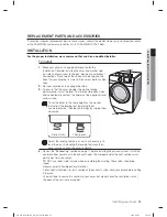 Предварительный просмотр 23 страницы Samsung DV455 Series User Manual