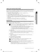 Предварительный просмотр 201 страницы Samsung DV455 Series User Manual