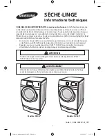 Предварительный просмотр 33 страницы Samsung DV455EVGSGR/AA User Manual