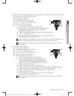 Предварительный просмотр 17 страницы Samsung DV456E(G)THD series User Manual