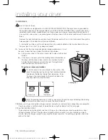 Предварительный просмотр 18 страницы Samsung DV456E(G)THD series User Manual