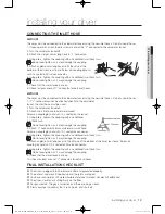 Предварительный просмотр 19 страницы Samsung DV456E(G)THD series User Manual