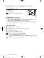 Предварительный просмотр 28 страницы Samsung DV456ETHDSU/AA User Manual