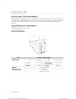 Preview for 34 page of Samsung DV456EWHDSU/AA User Manual