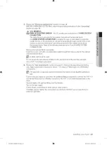 Предварительный просмотр 23 страницы Samsung DV457E Series User Manual