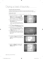 Предварительный просмотр 38 страницы Samsung DV457E Series User Manual