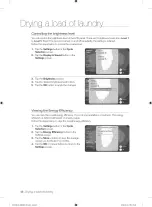 Предварительный просмотр 42 страницы Samsung DV457E Series User Manual