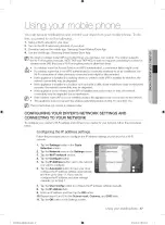 Предварительный просмотр 47 страницы Samsung DV457E Series User Manual