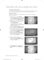 Предварительный просмотр 110 страницы Samsung DV457E Series User Manual