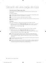 Предварительный просмотр 112 страницы Samsung DV457E Series User Manual