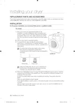 Предварительный просмотр 166 страницы Samsung DV457E Series User Manual