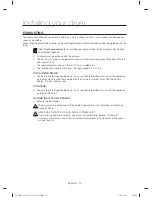 Предварительный просмотр 14 страницы Samsung DV457E1 Series User Manual