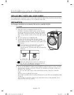 Предварительный просмотр 20 страницы Samsung DV457E1 Series User Manual