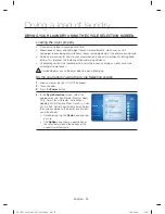 Предварительный просмотр 34 страницы Samsung DV457E1 Series User Manual