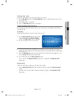 Предварительный просмотр 37 страницы Samsung DV457E1 Series User Manual