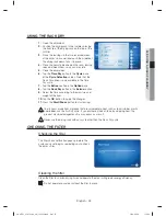 Предварительный просмотр 43 страницы Samsung DV457E1 Series User Manual