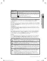 Предварительный просмотр 33 страницы Samsung DV457E1GSGR/A1 User Manual