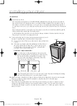 Предварительный просмотр 16 страницы Samsung DV45H7000E(G) User Manual