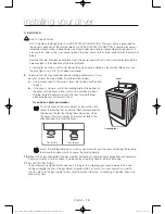 Предварительный просмотр 16 страницы Samsung DV45H7000E Series User Manual