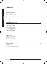 Предварительный просмотр 2 страницы Samsung DV45K6200E Series User Manual