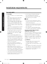 Предварительный просмотр 16 страницы Samsung DV45K6200E Series User Manual